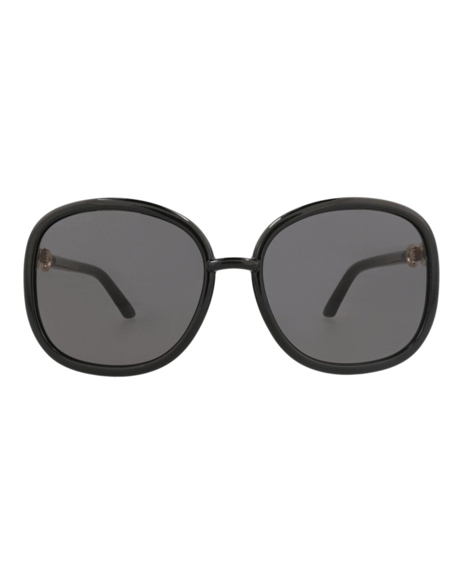 Gucci Square-Frame Injection Sunglasses