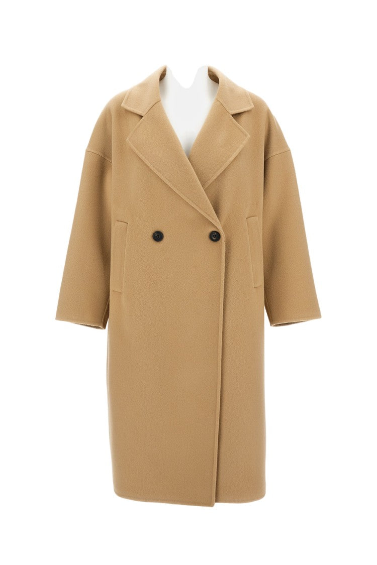 Aftercoat Relaxed Fit Long Wool Blend Coat