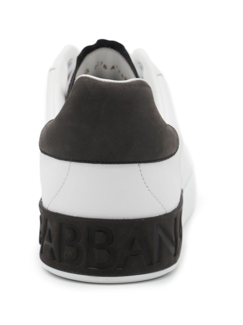 Dolce & Gabbana Portofino Sneakers With Contrasting Black Details