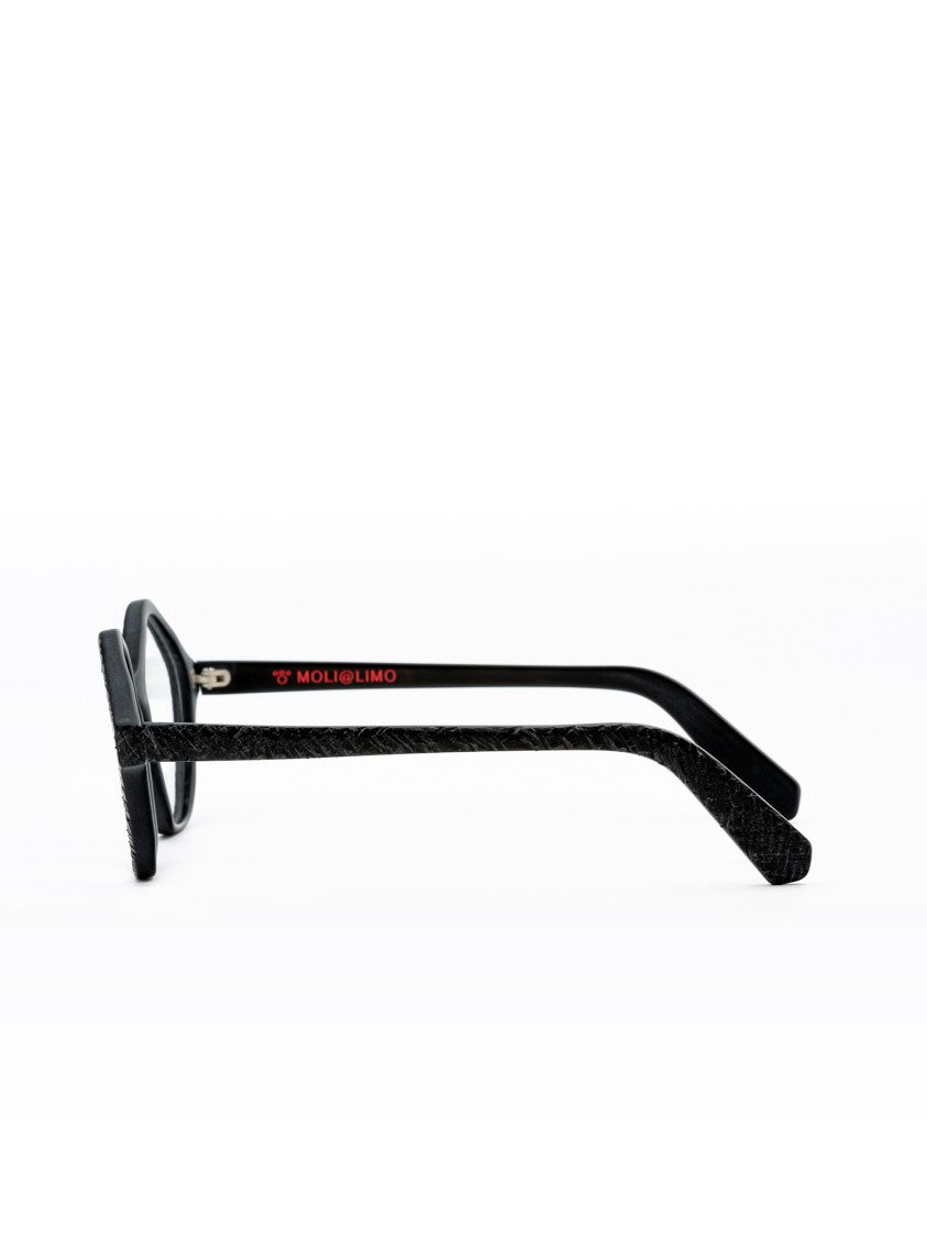 Moli@Limo Angular Black Optical Frames With Distinctive Design