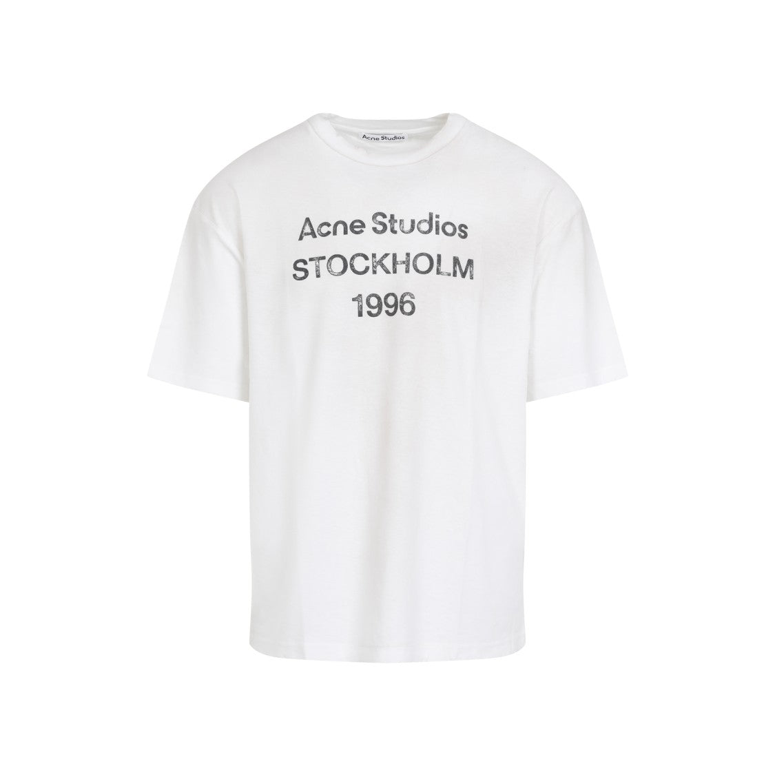 Acne Studios White Oversized Graphic T-Shirt