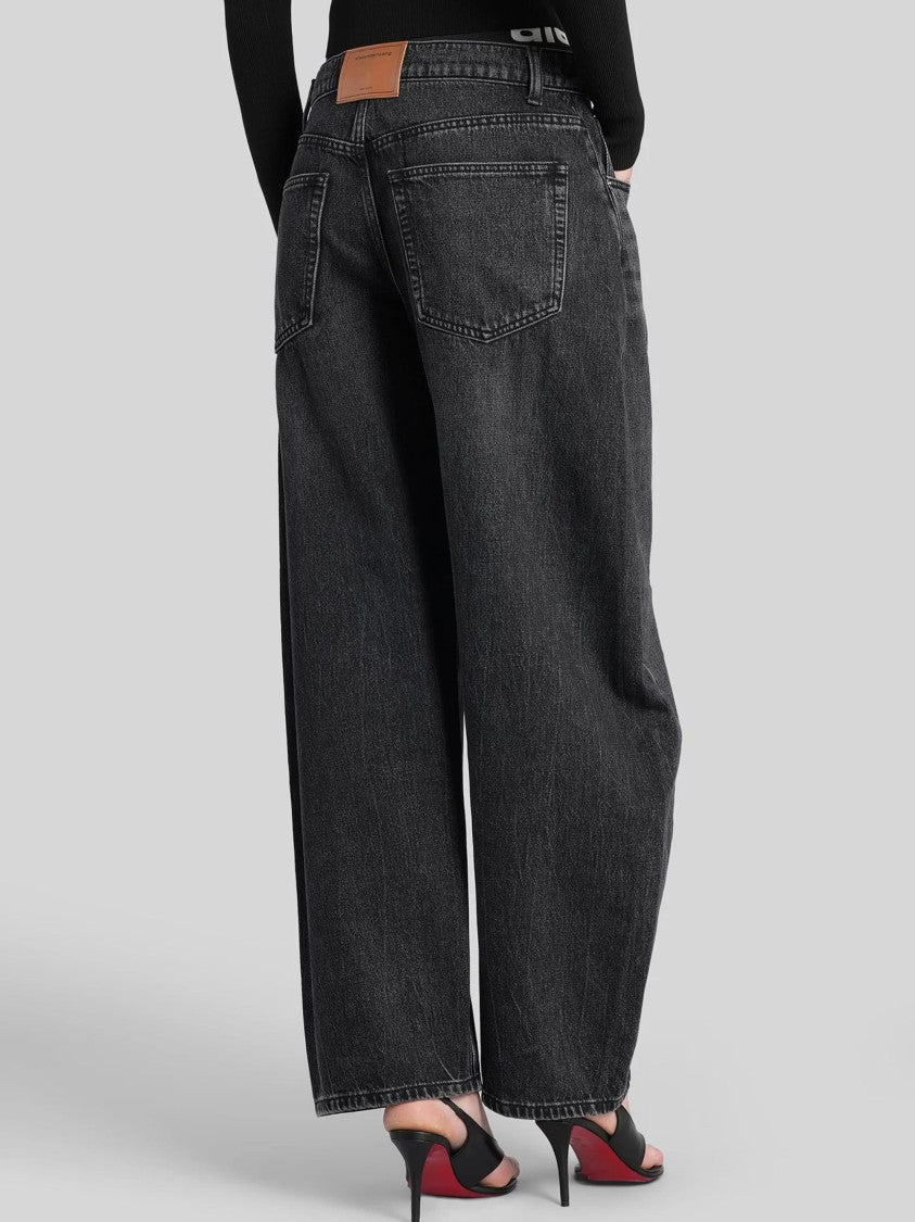 Alexander Wang Wide-Fit Elasticated Denim Balloon Jeans