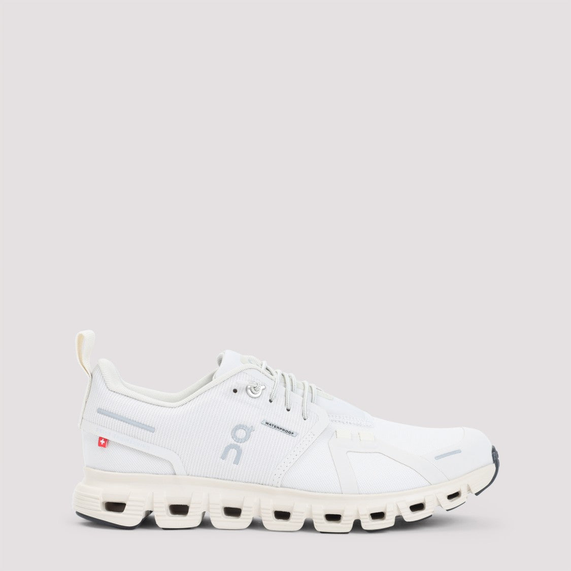 On Pearl Cream White Textile Cloud 6 Wp Sneakers