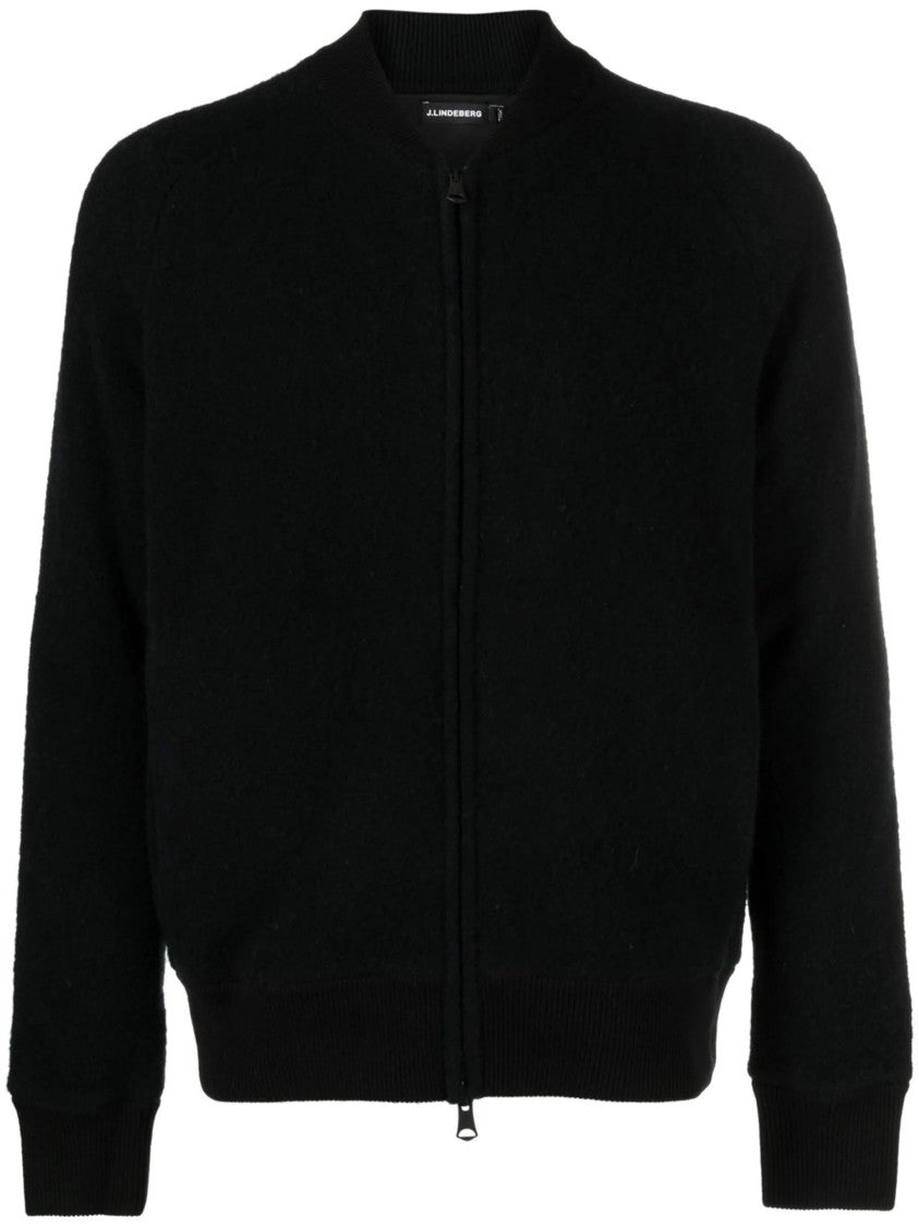J.Lindeberg Mario Hairy Full Zip Sweater