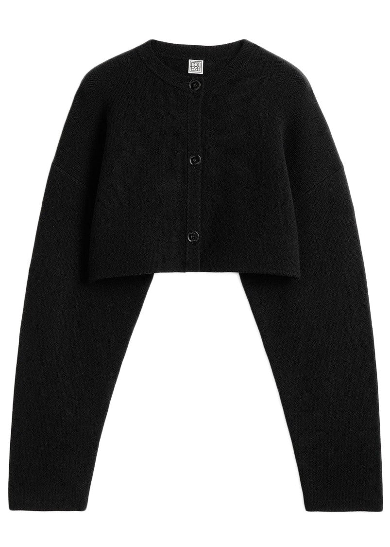 Totême Cropped Oversized Cardigan