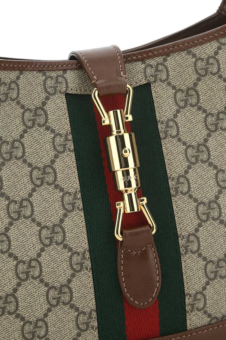 Gucci Monogram Canvas Shoulder Bag