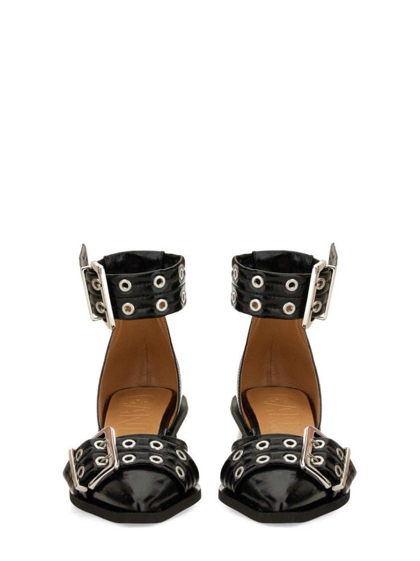 Ganni Buckle Pump
