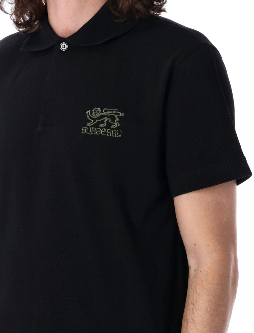 Burberry Short-Sleeved Polo Shirt With Classic Collar