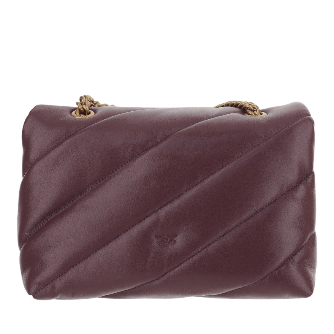 Pinko Quilted Nappa Leather Love Classic Puff Bag