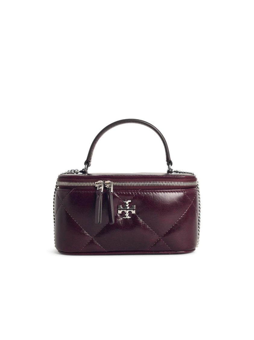 Tory Burch Vanity' Burgundy Leather Bag