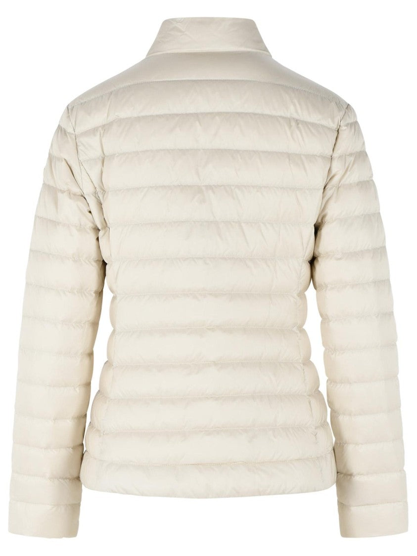 Moncler 'Igelle' Short Ivory White Polyamide Down Jacket