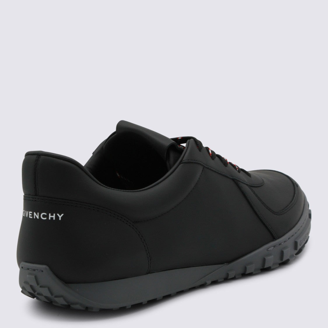 Givenchy Low-Profile Black Sneakers With Textured Rubber Sole