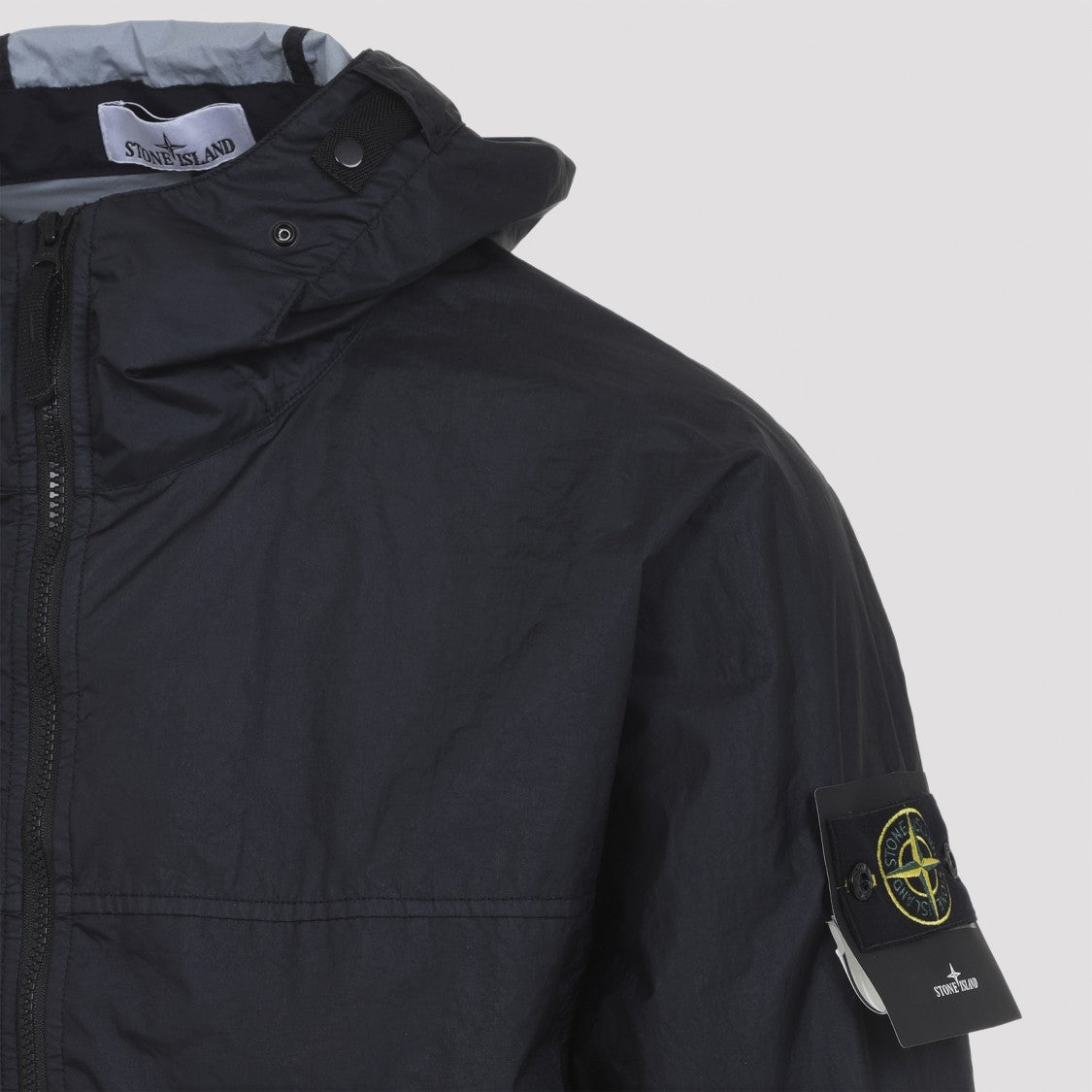 Stone Island Navy Blue Short Parka