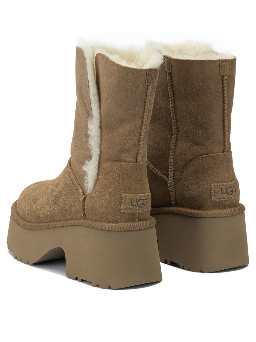 Ugg Compact Ankle Boots With Inverted Sheepskin