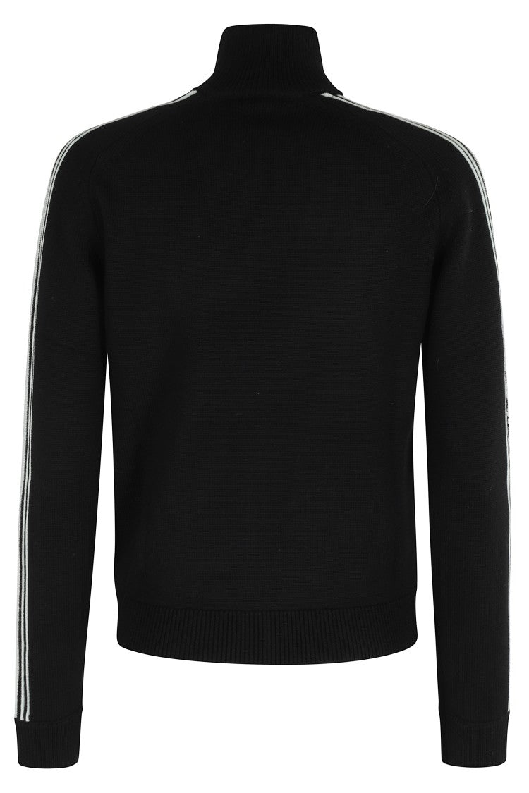 Casablanca Merino Zip Up Sweatshirt