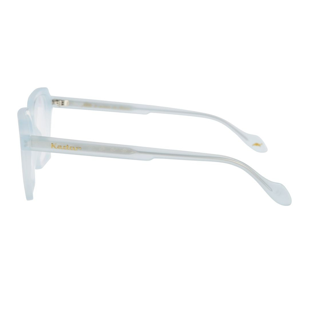 Kador Kallima Light Translucent Frosted Eyeglasses With Tapered Temples
