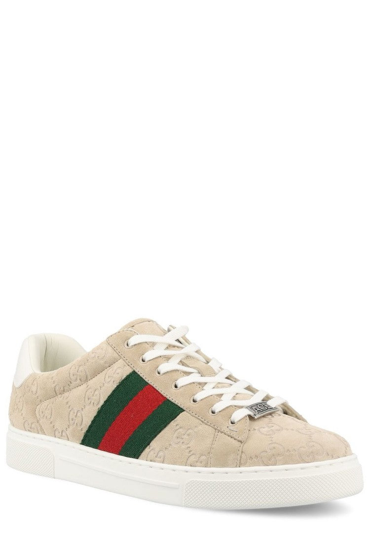 Gucci Gucci Ace Sneaker With Web Detail