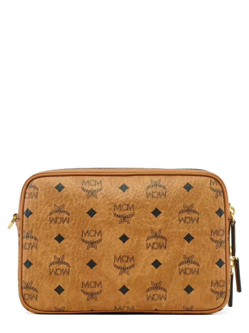 Mcm "Diamond Camera" Bag In Visetos