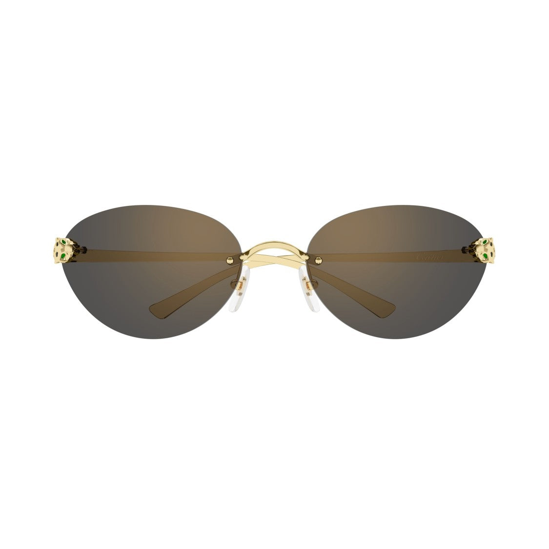 Cartier Ct0635s Rimless Oval Sunglasses