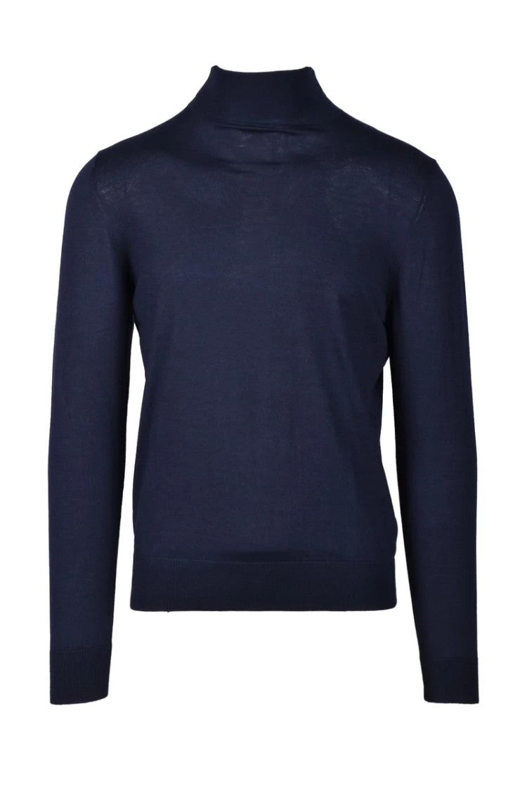 Wild Cashmere Men's Silk And Cashmere Sweater - Blue