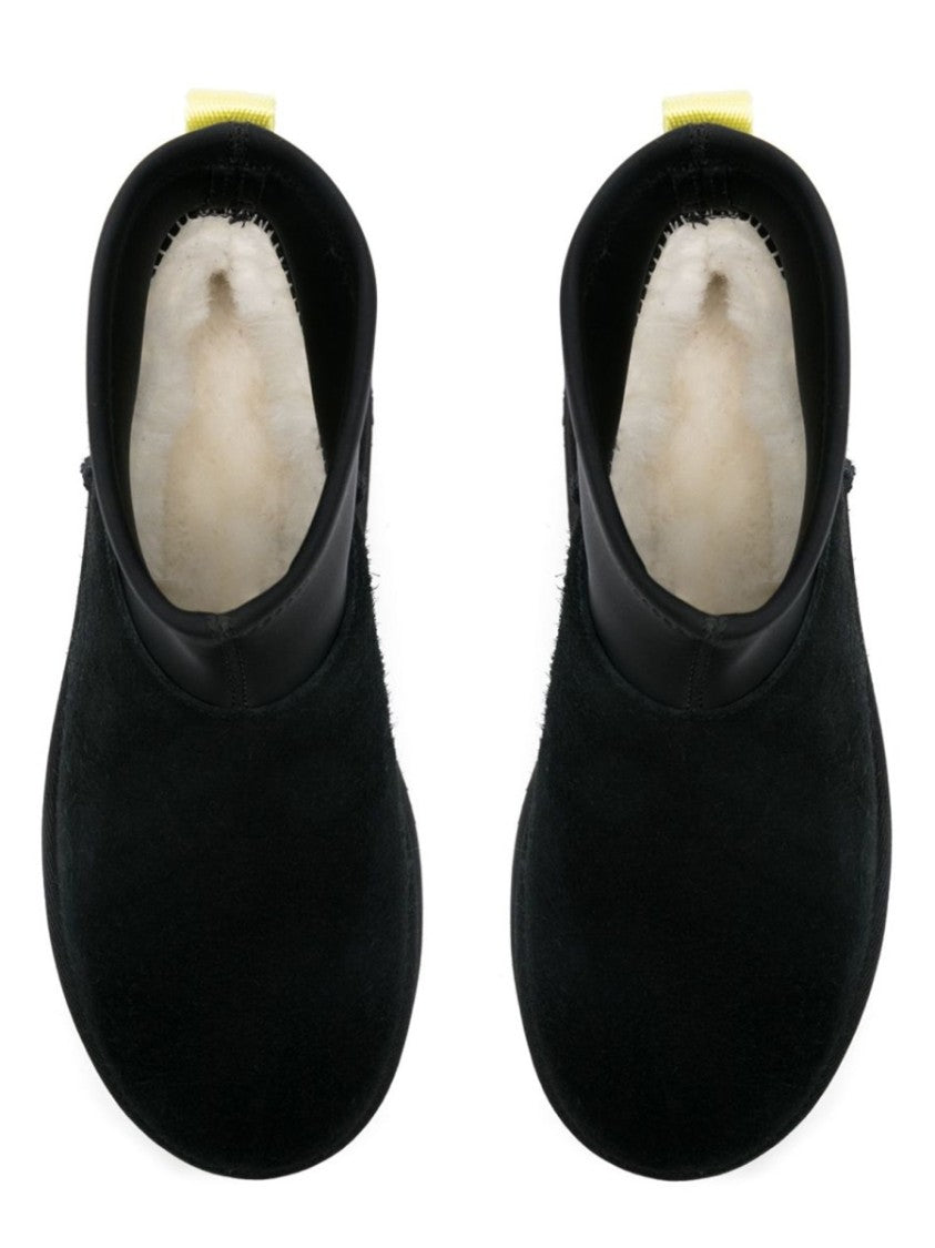 Ugg Black Classic Mini Dipper Platform Boots