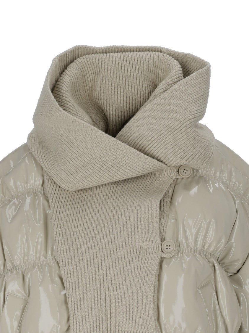 Diesel Glossy Padded W-Idney Cropped Down Jacket