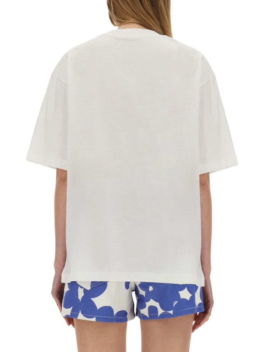 Marni "Boxy" T-Shirt With Print