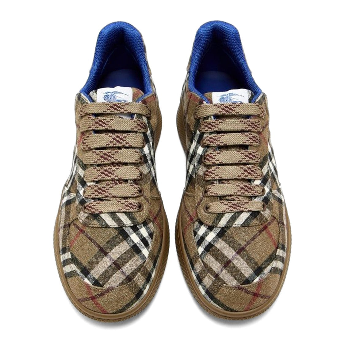 Burberry Check Pattern Burberry Sneakers With Textured Upper