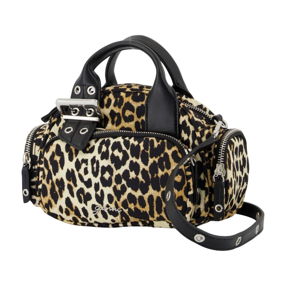 Ganni Bucky Polochon Small Crossbody - Nylon - Printed