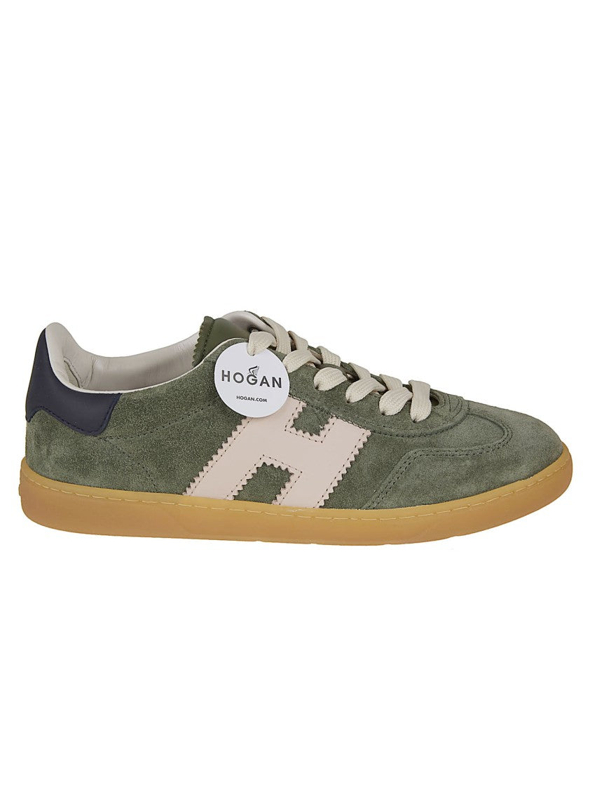 Hogan Low-Top Sneakers With Padded Tongue And Amber Sole