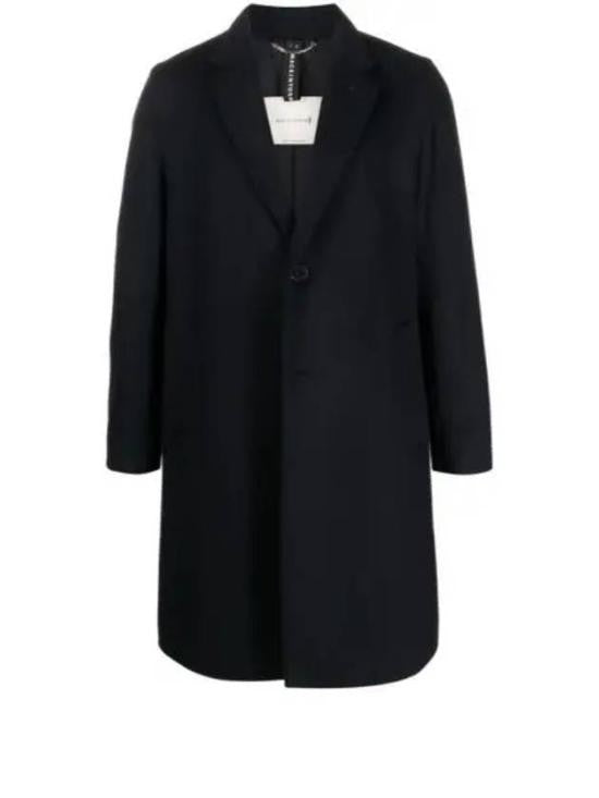 Mackintosh Classic Long Silhouette Mackintosh Coat With Notched Lapel
