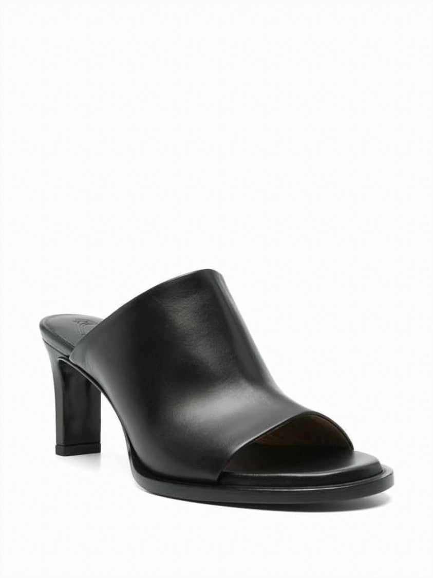 Tod's Open-Toe Mid-Height Block Heel Mules