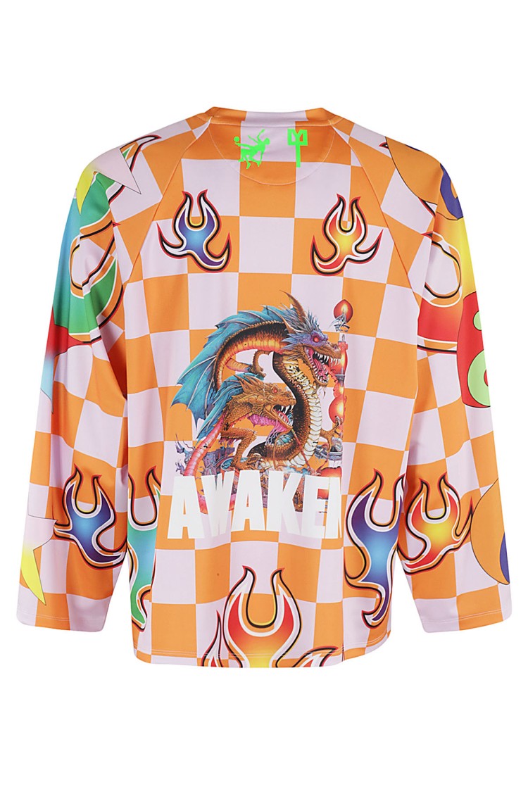 Liberal Youth Ministry Lym Football Jersey With All-Over Fuego Print