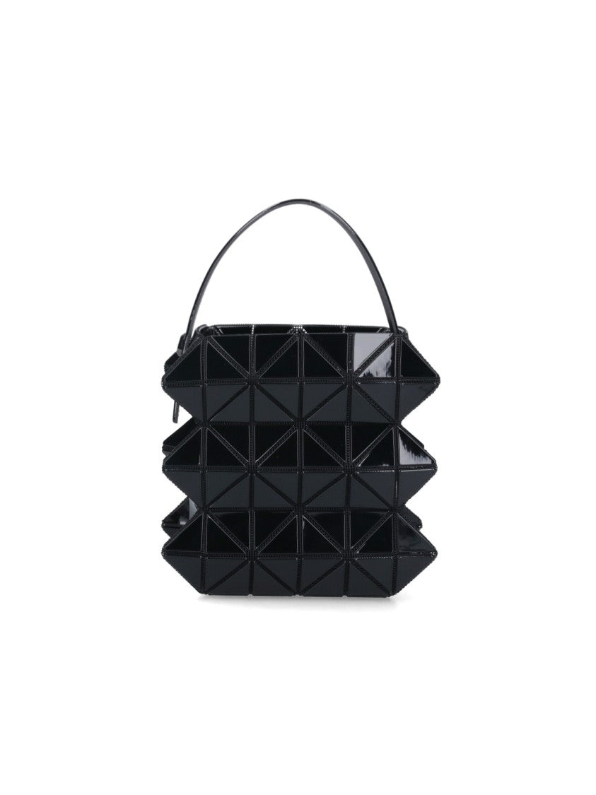 Bao Bao Issey Miyake Mini 'Beyond' Geometric Black Pvc Bag