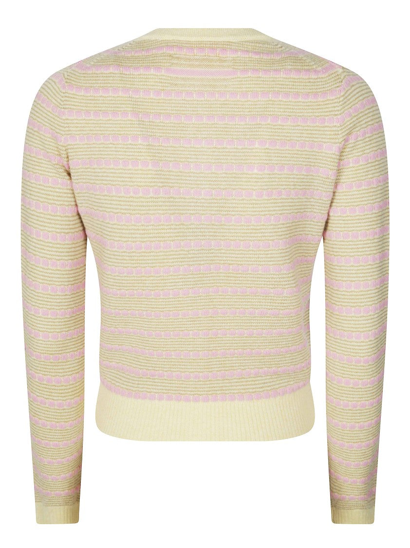 Guest In Residence Pebble Stripe Jane Knit Cardigan
