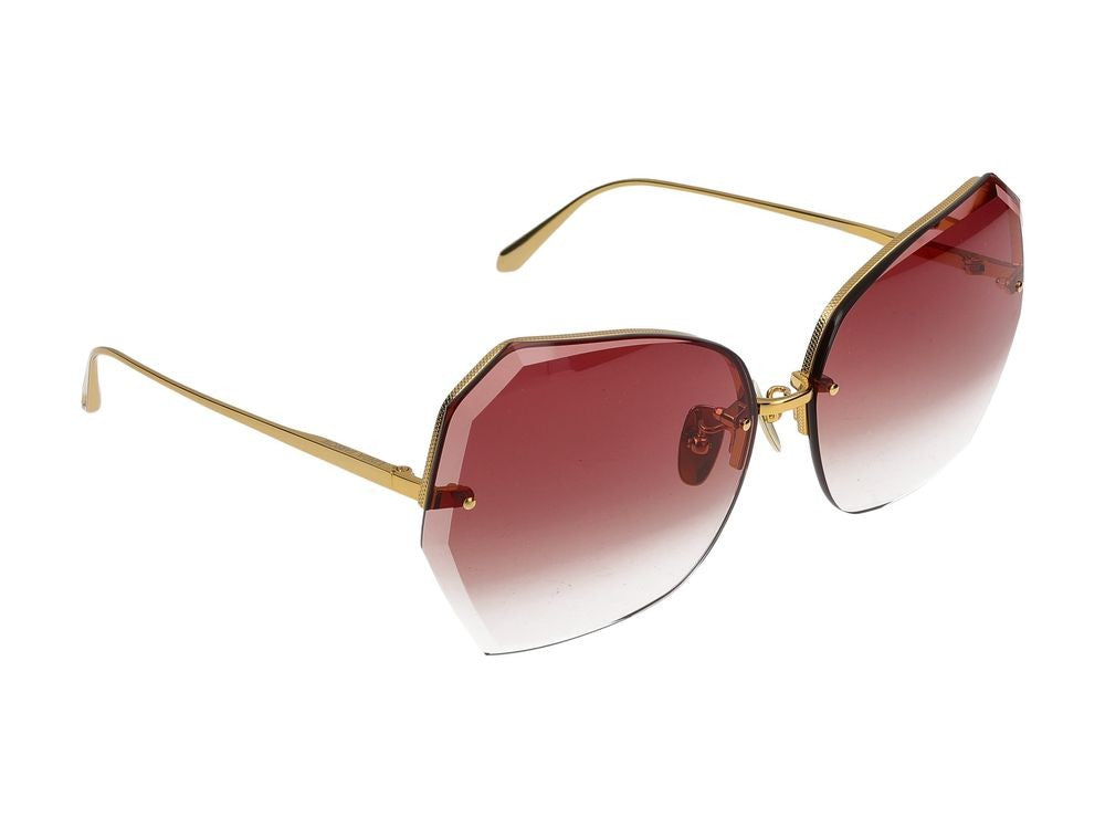 Linda Farrow Sunglasses Lfl1546 Lila C6 Yellow Gold/Light Gold 69/15/140