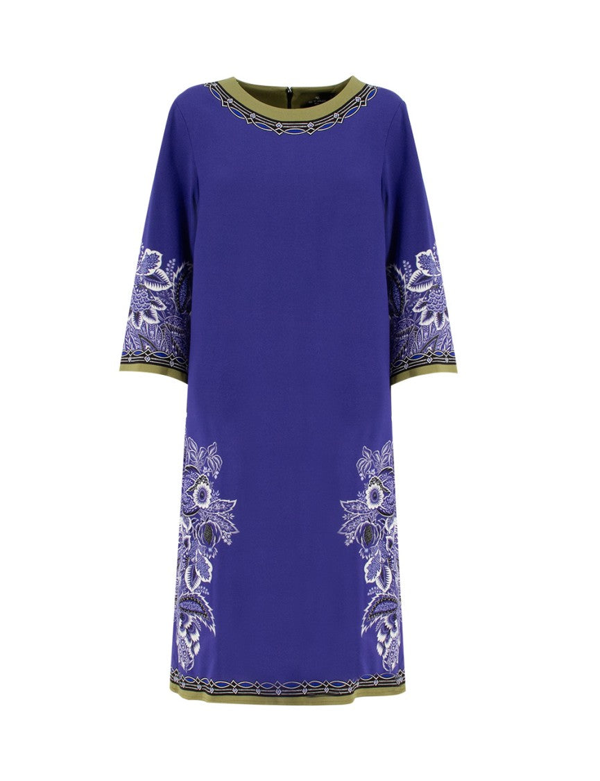 Etro Bouquet Bandana-Inspired Tunic Dress