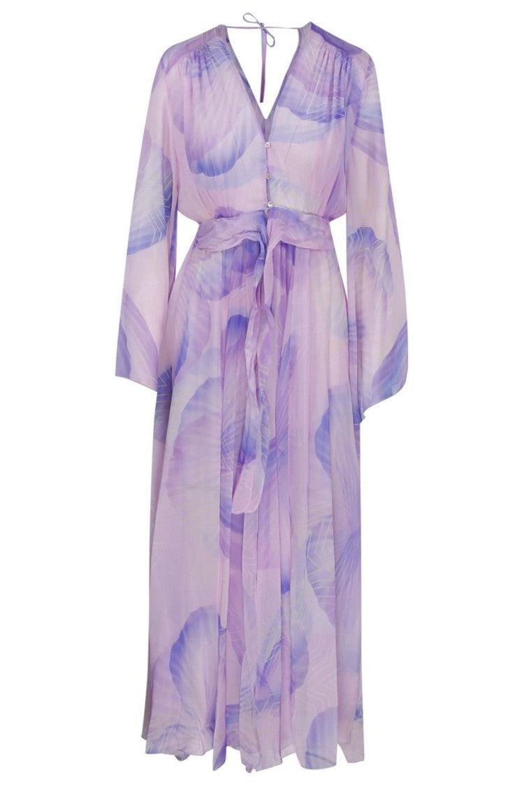 Forte Forte Dream Print Chiffon Silk Dress