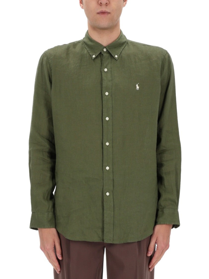 Polo Ralph Lauren Embroidered Logo Casual Shirt
