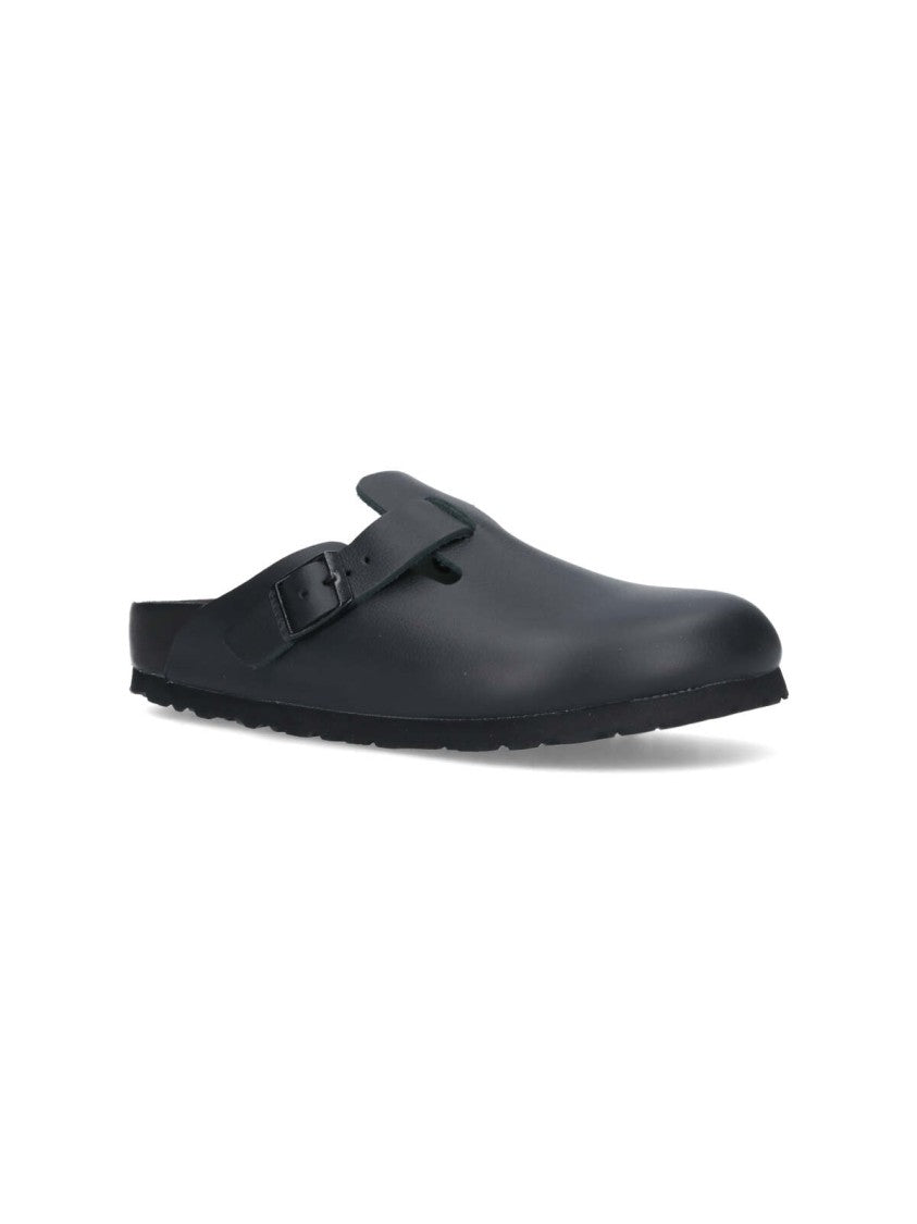 Birkenstock 'Boston' Mules – Black
