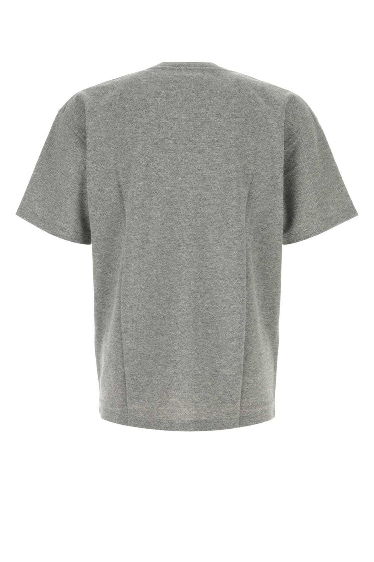 Saint Laurent Grey Piquet T-Shirt