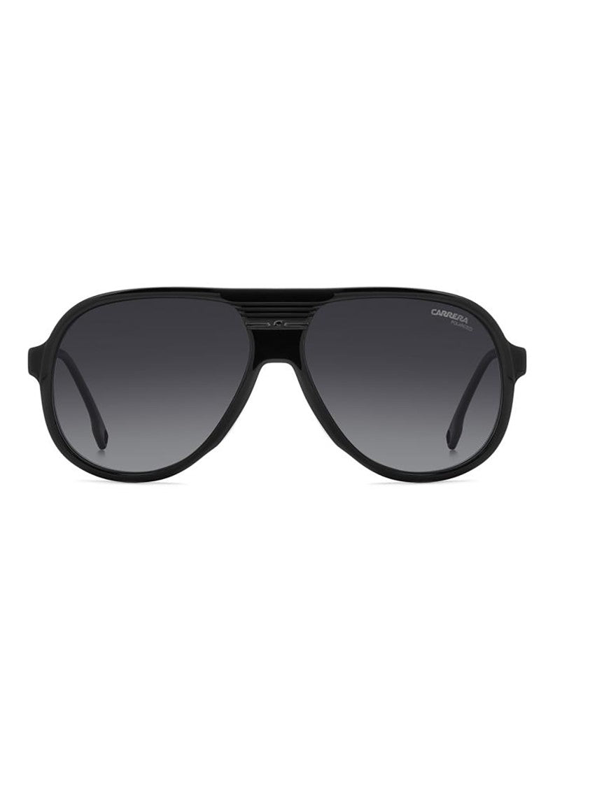Carrera Oversized Aviator Black Acetate Sunglasses