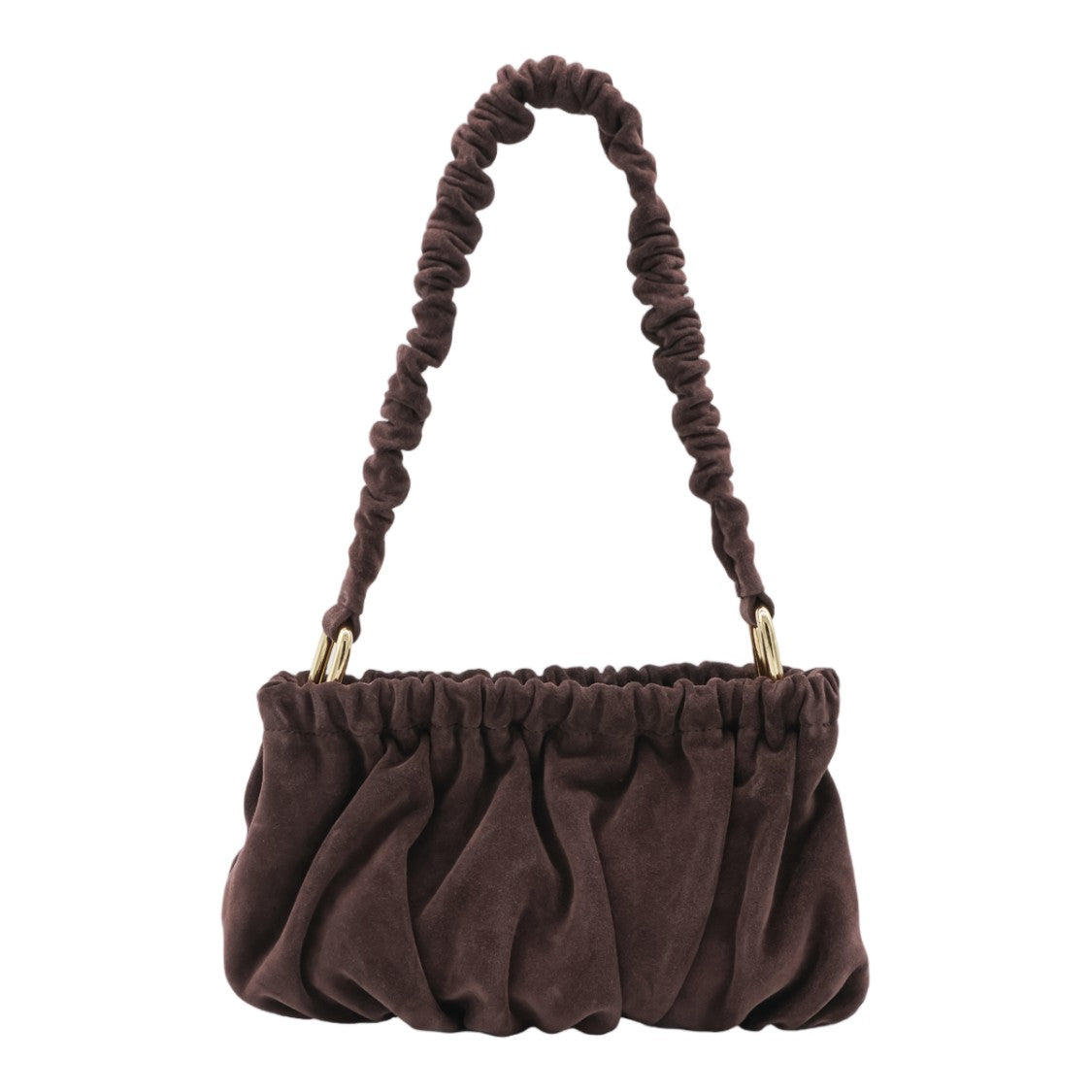 Marni Ruched Plush Shoulder Bag