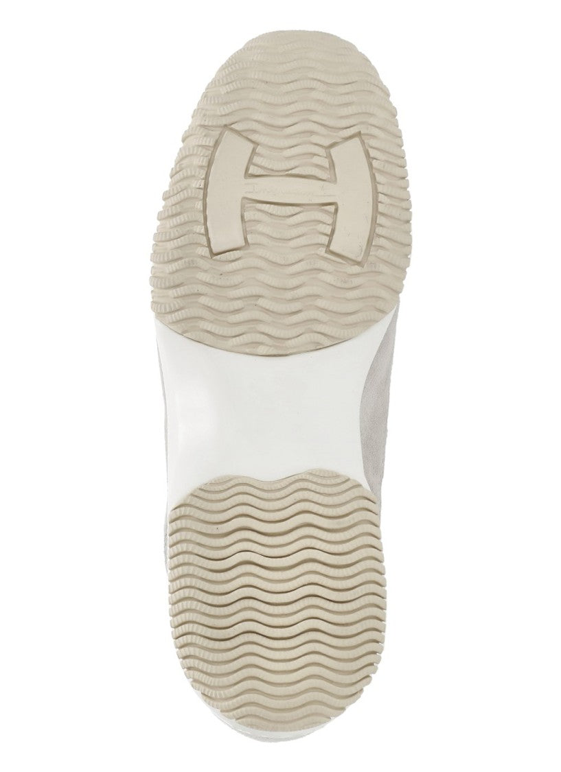Hogan Beige Interactive H Sequin Sneakers