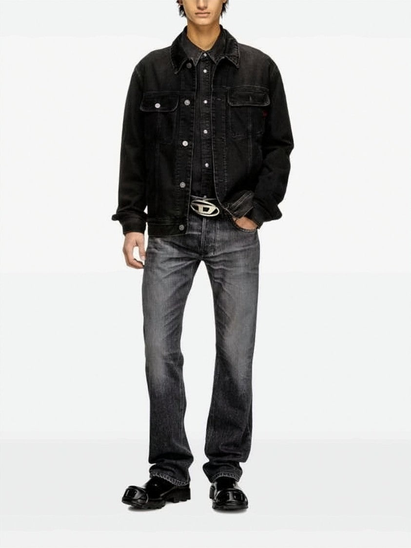Diesel Faded Black Regular Fit Jeans