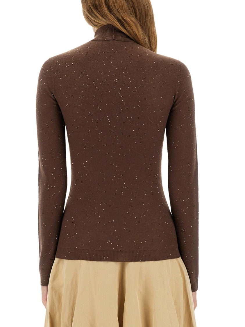 Fabiana Filippi Speckled Wool Blend Jersey