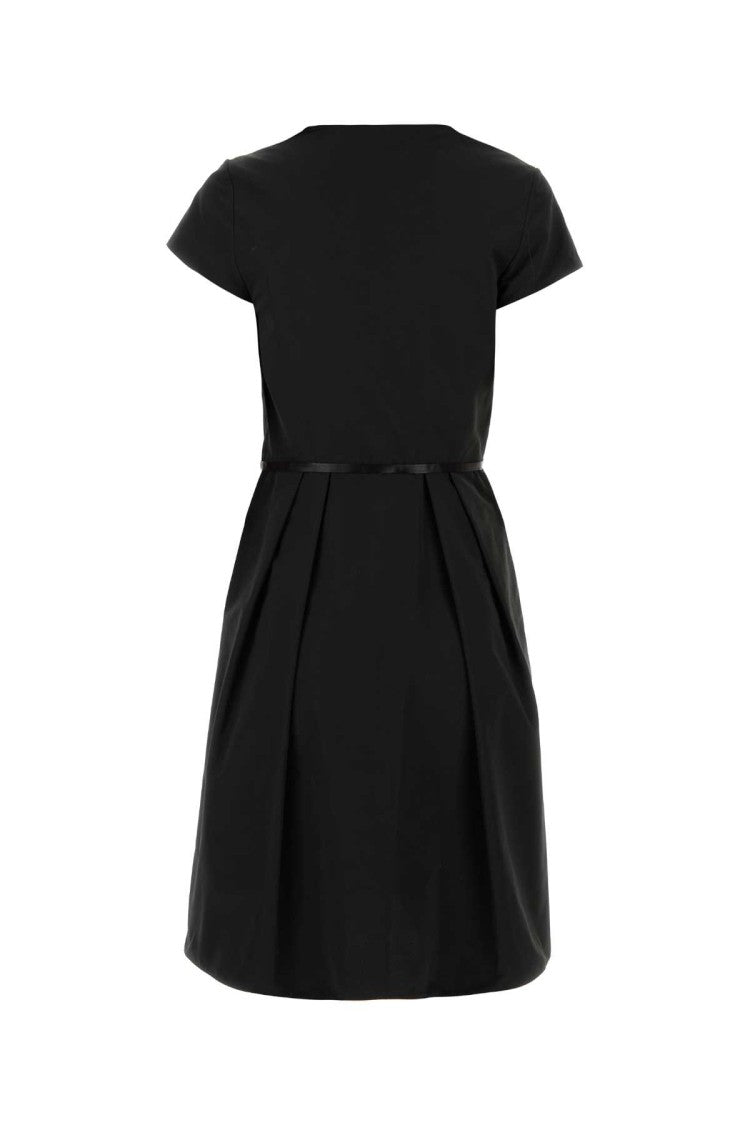 Givenchy Black Taffetas Mini Dress