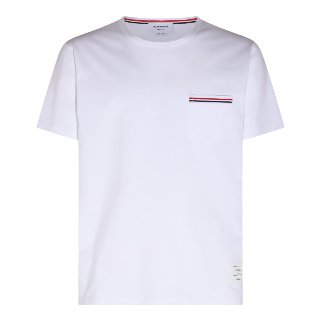 Thom Browne White Cotton T-Shirt