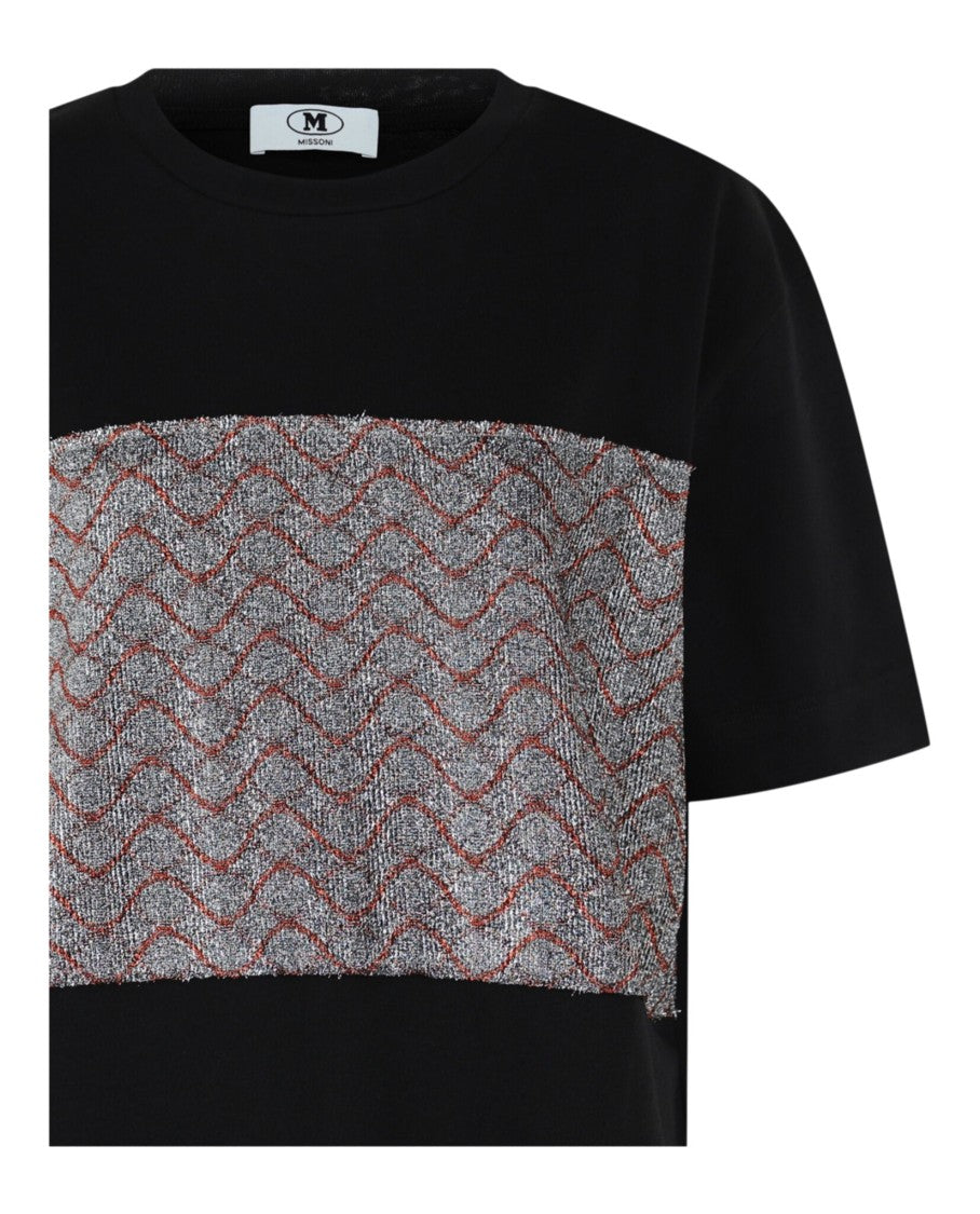 M Missoni Lamé Diamond Panel T-Shirt
