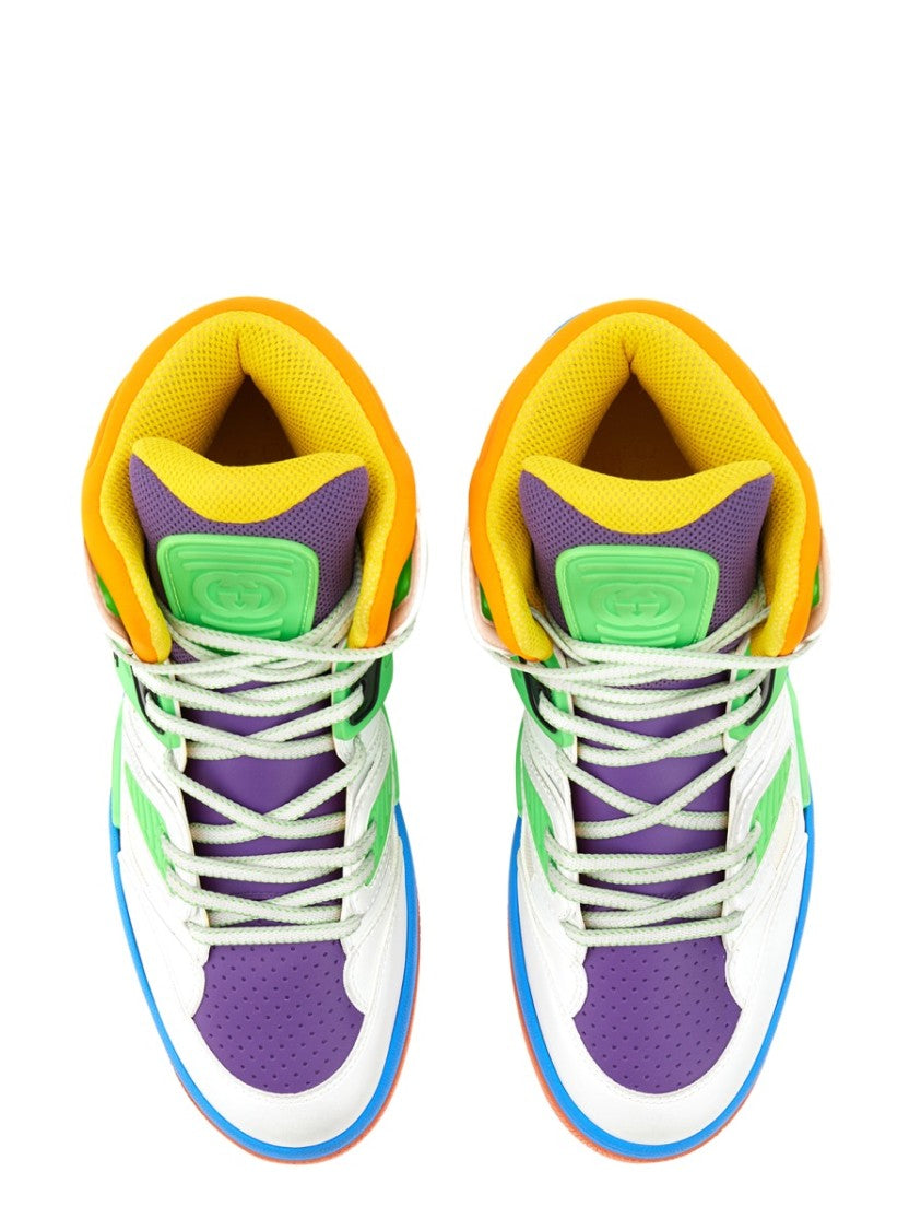 Gucci Low-Height Basketball Sneakers With 2.5 Cm Rubber Sole